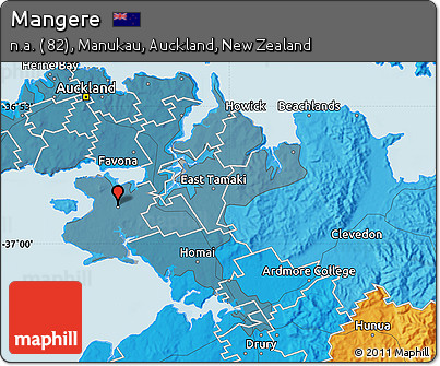 Political Map of Mangere
