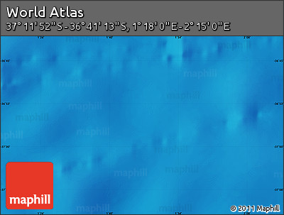 Physical Map of the Area around 36° 56' 32" S, 1° 46' 29" E
