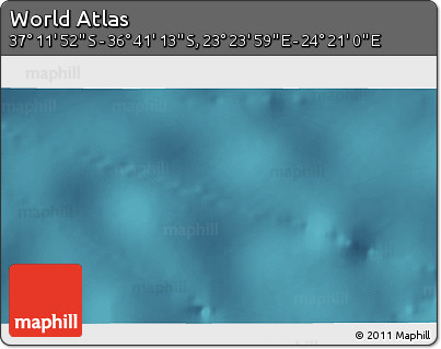 Satellite 3D Map of the Area around 36° 56' 32" S, 23° 52' 30" E