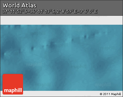 Satellite 3D Map of the Area around 36° 56' 32" S, 2° 37' 30" E