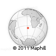 Outline Map of the Area around 36° 56' 32" S, 2° 37' 30" E, rectangular outline