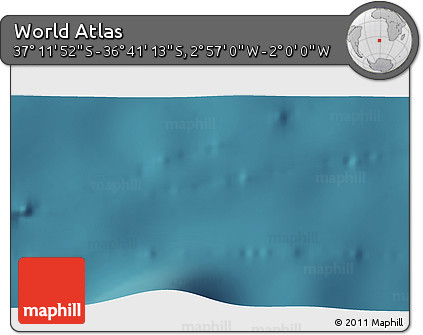 Satellite 3D Map of the Area around 36° 56' 32" S, 2° 28' 30" W