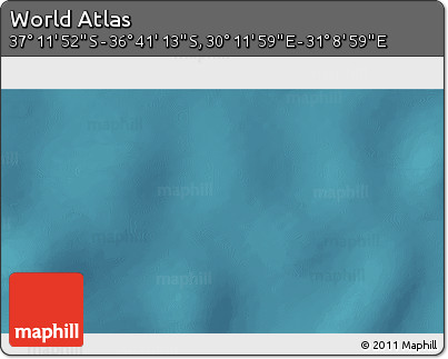 Satellite 3D Map of the Area around 36° 56' 32" S, 30° 40' 29" E