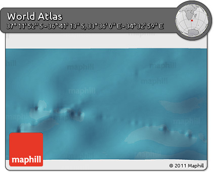 Satellite 3D Map of the Area around 36° 56' 32" S, 34° 4' 30" E