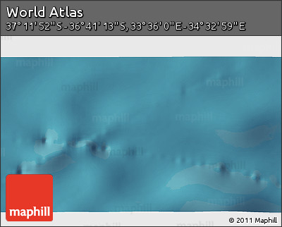 Satellite 3D Map of the Area around 36° 56' 32" S, 34° 4' 30" E