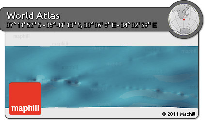 Satellite Panoramic Map of the Area around 36° 56' 32" S, 34° 4' 30" E