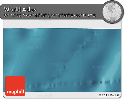 Satellite 3D Map of the Area around 36° 56' 32" S, 35° 46' 29" E