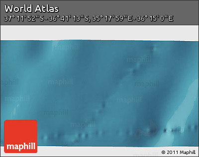 Satellite 3D Map of the Area around 36° 56' 32" S, 35° 46' 29" E