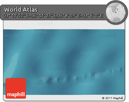 Satellite 3D Map of the Area around 36° 56' 32" S, 36° 37' 30" E