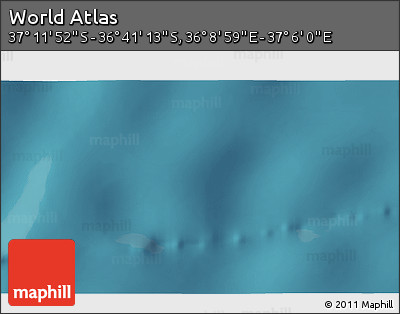 Satellite 3D Map of the Area around 36° 56' 32" S, 36° 37' 30" E
