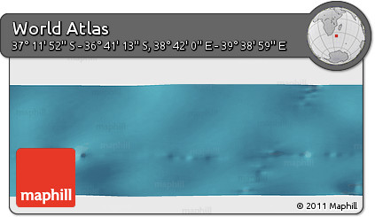 Satellite Panoramic Map of the Area around 36° 56' 32" S, 39° 10' 29" E
