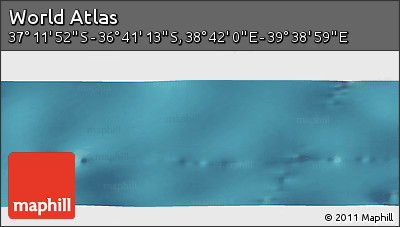 Satellite Panoramic Map of the Area around 36° 56' 32" S, 39° 10' 29" E