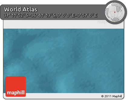 Satellite 3D Map of the Area around 36° 56' 32" S, 3° 28' 30" E