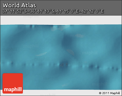 Satellite 3D Map of the Area around 36° 56' 32" S, 41° 43' 30" E