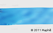 Shaded Relief Panoramic Map of the area around 36° 56' 32" S, 43° 25' 29" E