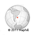 Outline Map of the Area around 36° 56' 32" S, 48° 22' 30" W, rectangular outline