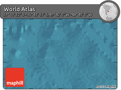 Satellite Map of the Area around 36° 56' 32" S, 49° 13' 30" W