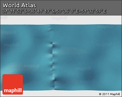 Satellite 3D Map of the Area around 36° 56' 32" S, 51° 4' 30" E