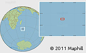 Savanna Style Location Map of the area around 36° 56' 32" S, 51° 55' 29" E