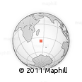 Outline Map of the Area around 36° 56' 32" S, 53° 37' 30" E, rectangular outline