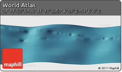 Satellite Panoramic Map of the Area around 36° 56' 32" S, 53° 37' 30" E