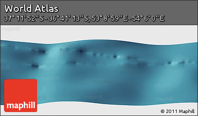 Satellite Panoramic Map of the Area around 36° 56' 32" S, 53° 37' 30" E