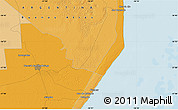 Political Map of the area around 36° 56' 32" S, 56° 52' 30" W