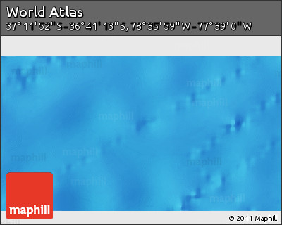 Physical 3D Map of the Area around 36° 56' 32" S, 78° 7' 30" W