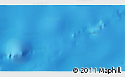 Shaded Relief 3D Map of the area around 36° 56' 32" S, 78° 58' 29" W