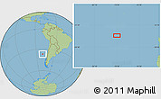 Savanna Style Location Map of the area around 36° 56' 32" S, 79° 49' 29" W