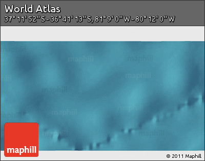 Satellite 3D Map of the Area around 36° 56' 32" S, 80° 40' 30" W