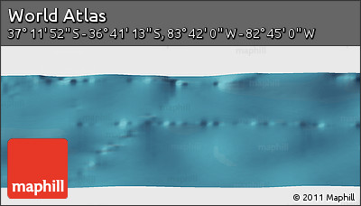 Satellite Panoramic Map of the Area around 36° 56' 32" S, 83° 13' 29" W