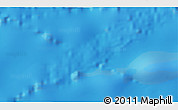 Physical 3D Map of the area around 36° 56' 32" S, 84° 4' 29" W