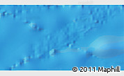 Shaded Relief 3D Map of the area around 36° 56' 32" S, 84° 4' 29" W