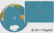 Satellite Location Map of the area around 36° 56' 32" S, 85° 55' 30" E