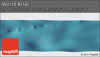 Satellite Panoramic Map of the Area around 36° 56' 32" S, 89° 10' 30" W
