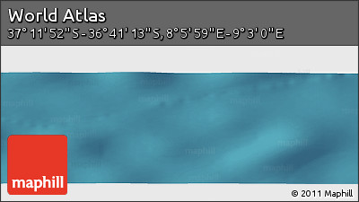 Satellite Panoramic Map of the Area around 36° 56' 32" S, 8° 34' 29" E