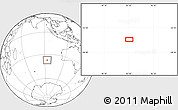Blank Location Map of the area around 36° 56' 32" S, 93° 34' 29" E