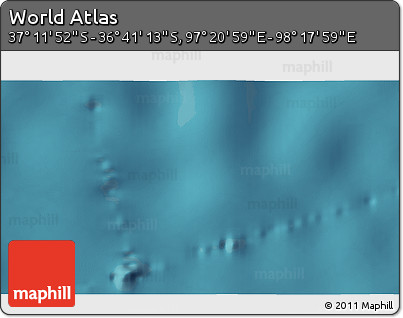 Satellite 3D Map of the Area around 36° 56' 32" S, 97° 49' 29" E