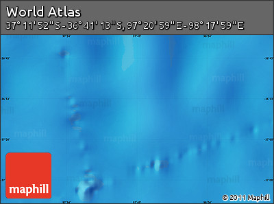 Physical Map of the Area around 36° 56' 32" S, 97° 49' 29" E