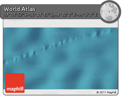 Satellite 3D Map of the Area around 36° 56' 32" S, 98° 40' 30" E