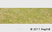 Satellite Panoramic Map of the area around 37° 14' 49" N, 101° 4' 29" W
