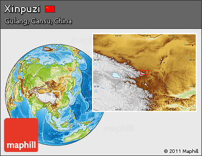Physical Location Map of Xinpuzi