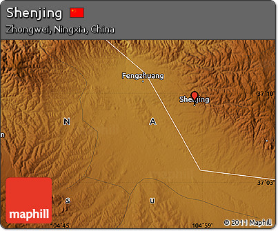 Physical Map of Shenjing