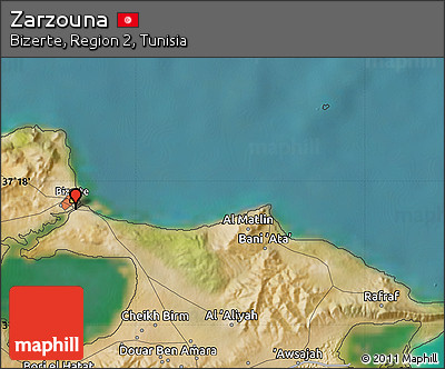 Satellite Map of Zarzouna