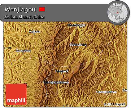 Physical Map of Wenjiagou