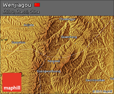 Physical Map of Wenjiagou