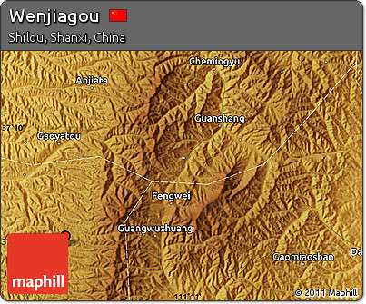 Physical Map of Wenjiagou