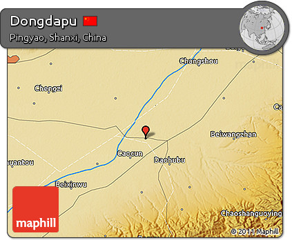 Physical 3D Map of Dongdapu