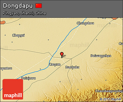 Physical 3D Map of Dongdapu